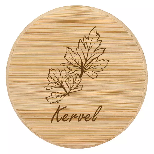 Houten deksel "Kervel" voor WECK RR60 Houten deksel "Kervel" voor WECK RR60