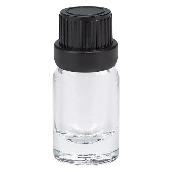 5ml druppelflesje 2mm zwart OV ClearLine UT18/5 5ml druppelflesje 2mm zwart OV ClearLine UT18/5