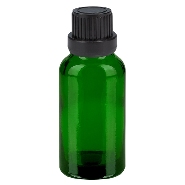 20ml fles 11mm SV zwart OV GreenLine UT18/20