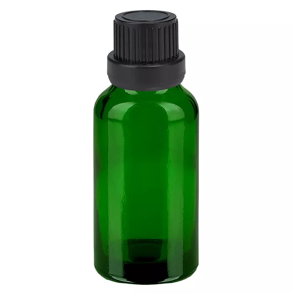 20ml fles 11mm SV zwart OV GreenLine UT18/20