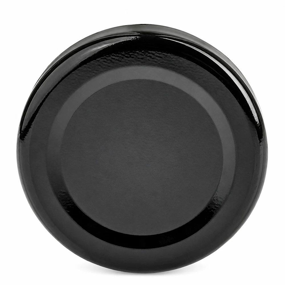 Zwarte twist-off-deksel 48 mm BasicSeal voor jampotten en voorraadpotten UNiTWIST