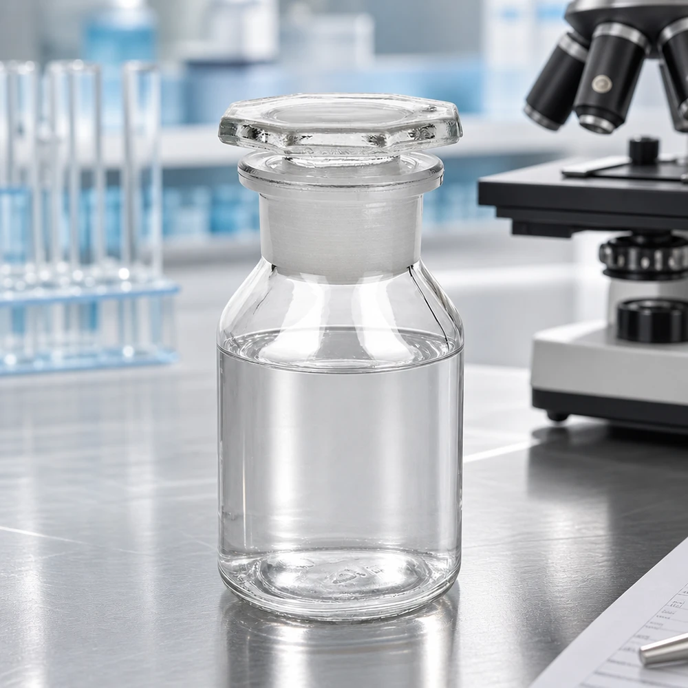 50 ml fles met schuine schouders wijde hals helder glas incl. glazen stop Kleine laboratoriumfles van 50 ml, met steile hals, helder, met glazen stop, ideaal voor monsters en standaardoplossingen