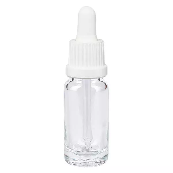 Pipetfles helder 10ml, pipet wit VR