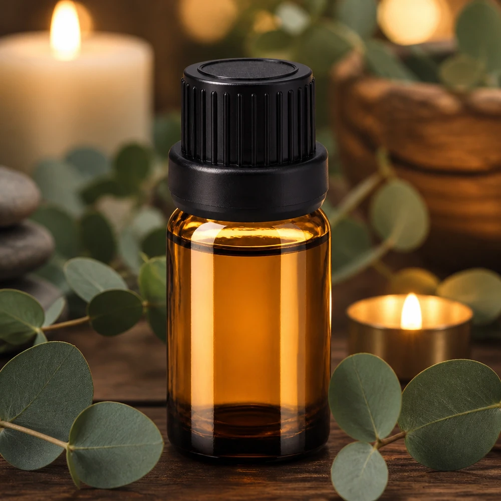 5ml flesje 11mm SV zwart OV BrownLine UT18/5 BrownLine glazen flesje 5ml met zwarte dop voor aromatherapietoepassingen