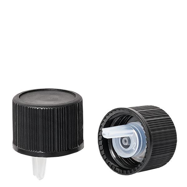 TroV. 1mm zwart (DIN18, UT18) Sta.