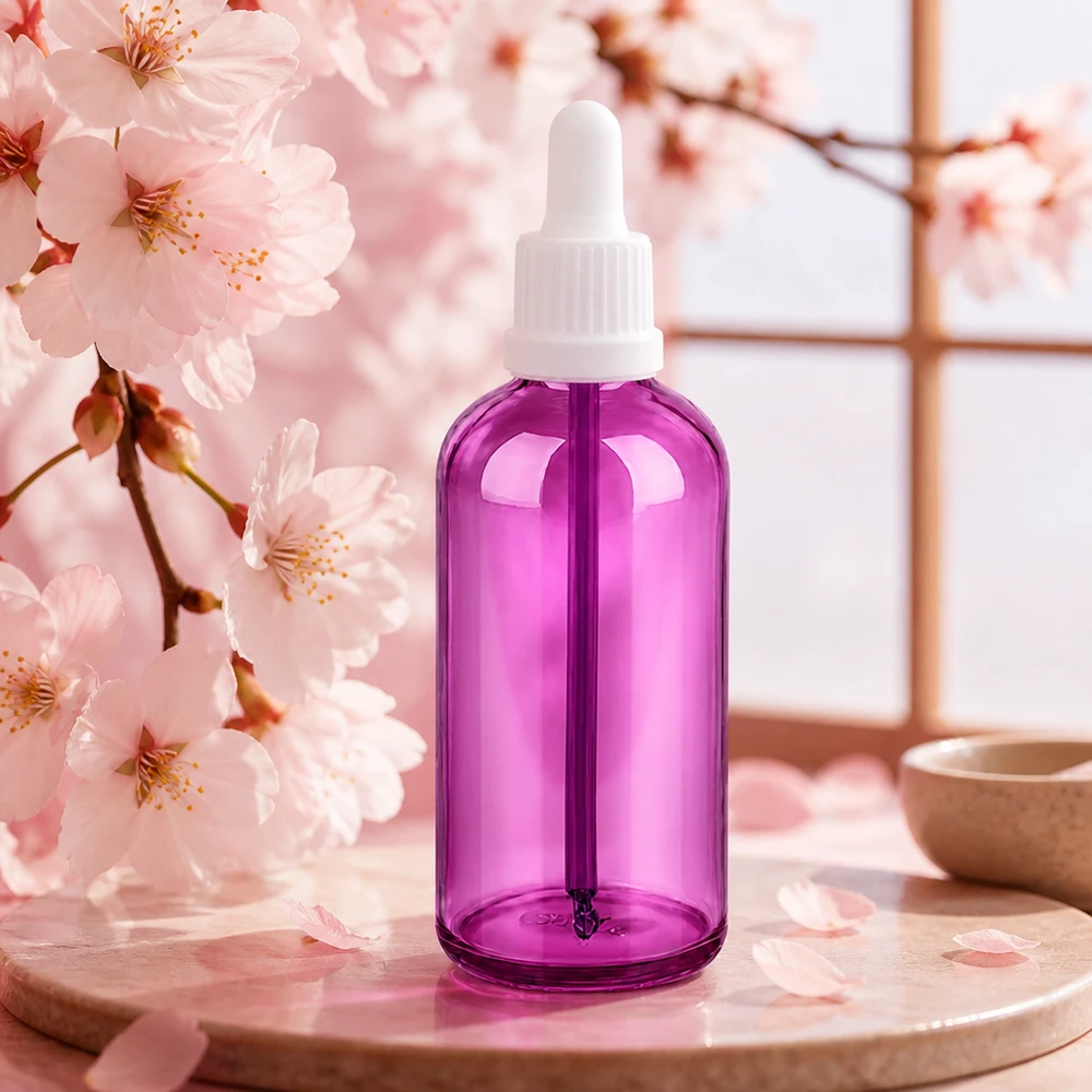 PurpleLine 100ml pipetfles van UV-beschermend glas voor lichtgevoelige stoffen