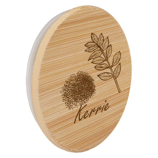 Houten deksel "Kerrie" voor WECK RR60 Houten deksel "Kerrie" voor WECK RR60
