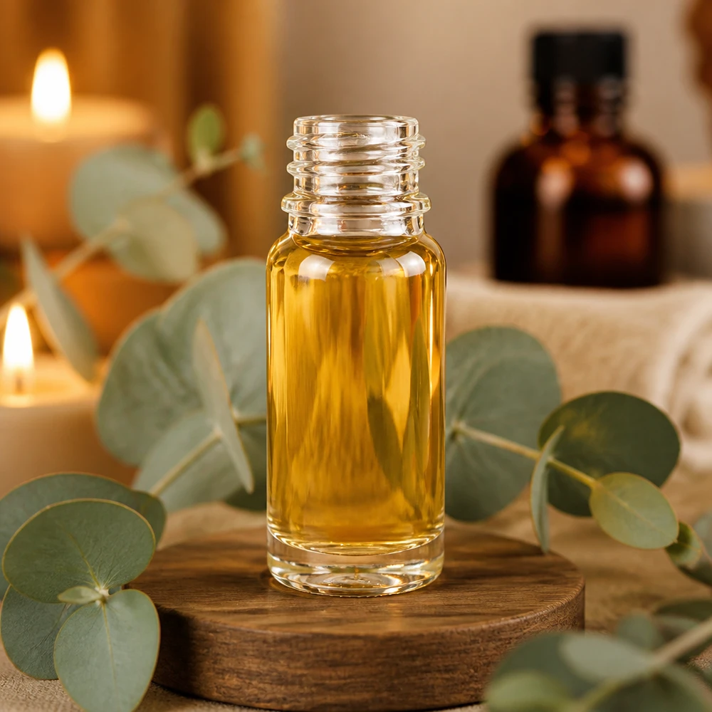 Klein 10ml glazen flesje ApoGlas transparant voor essentiële oliën en tincturen