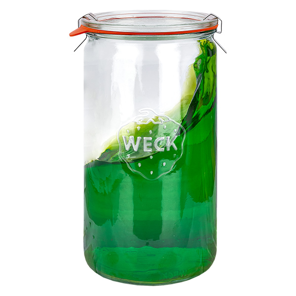 Set van 6 Weck-potten 1590 ml cilindrische potten, bekers 1,5 liter Set van 6 Weck-potten 1590 ml cilindrische potten, bekers 1,5 liter