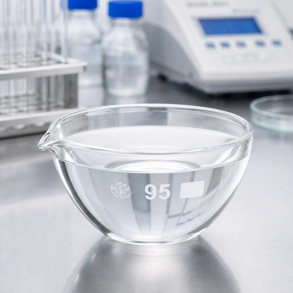 Professionele laboratoriumschaal 170ml met geïntegreerde schenktuit voor gecontroleerde vloeistofdosering
