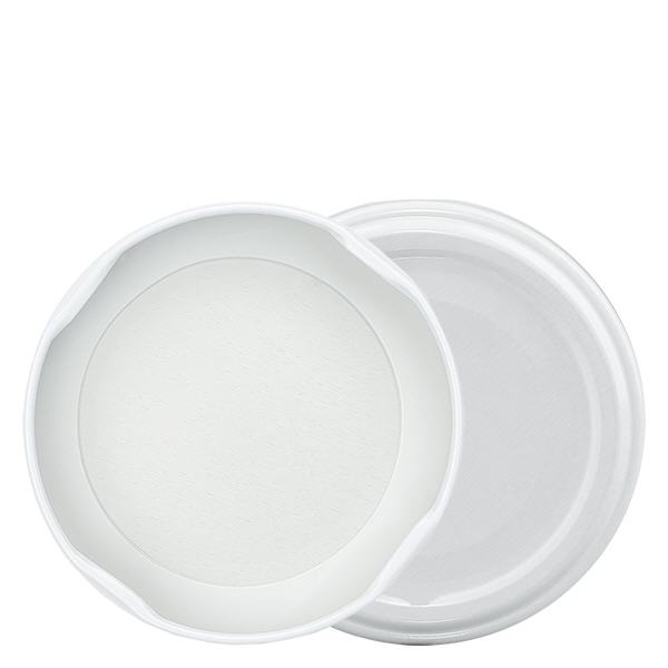 Productafbeelding UNiTWIST TO63 wit deksel met BioSeal unitemp-rubberen afdichting, BPA-vrij