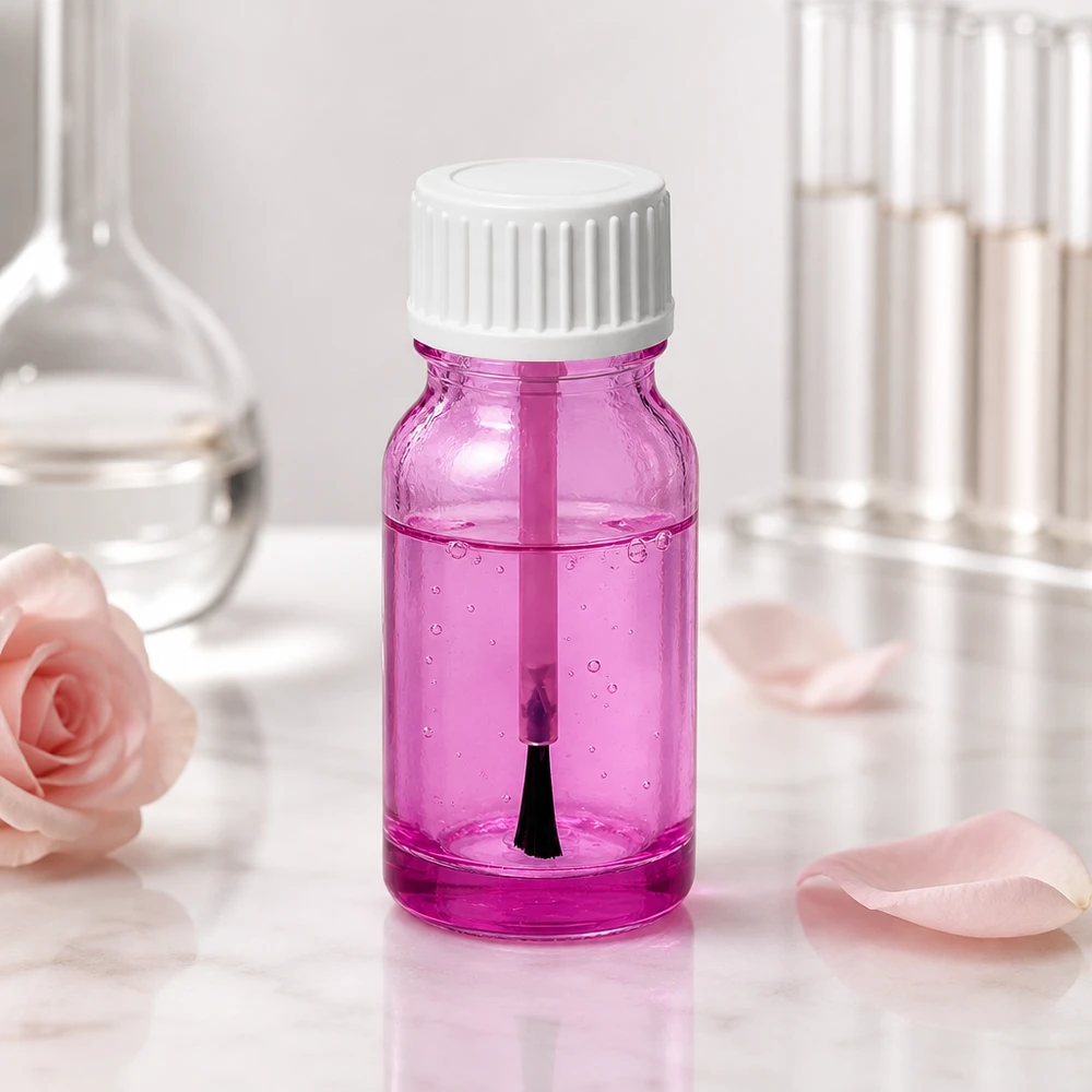 10ml kwastfles wit STD PurpleLine UT18/10 gemaakt van hoogwaardig materiaal voor schoonheidsbehandelingen