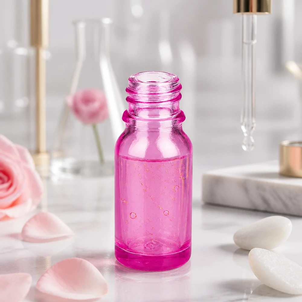 Magenta-kleurige 10ml PurpleLine UT18/10 UNiTWIST apothekersfles voor tincturen en extracten