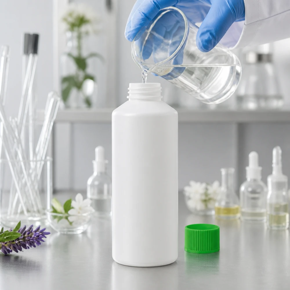 PET cilinderfles 100ml wit met schroefsluiting groen Ondoorzichtige HDPE-fles van 100 ml met groene SV-afsluiting beschermt lichtgevoelige vloeistoffen op betrouwbare wijze