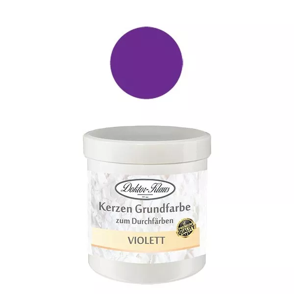 Doktor-Klaus kaarsenbasiskleur violet, 7 g, in pot