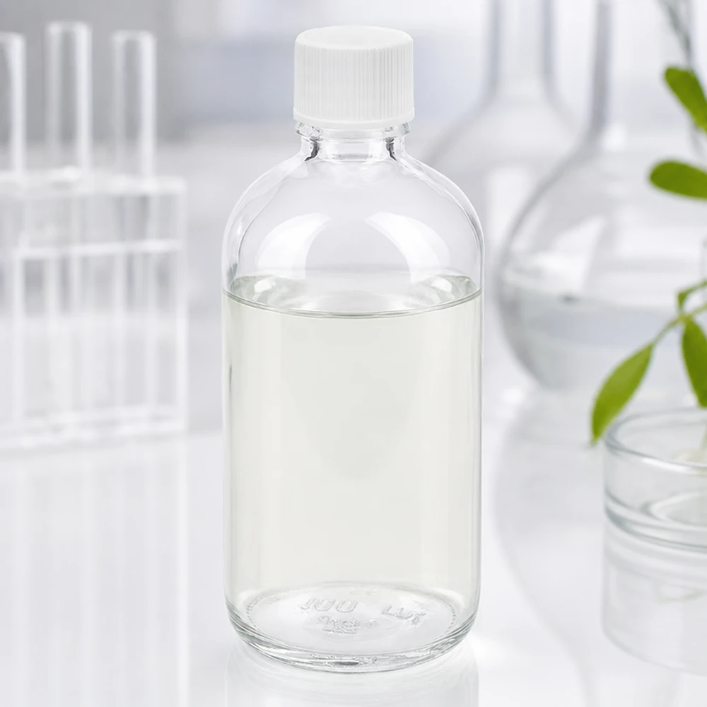 100ml fles 11mm SV wit STD ClearLine UT18/100 Gevulde ClearLine-glazen fles van 100 ml met een witte kunststof dop voor laboratoriumtoepassingen