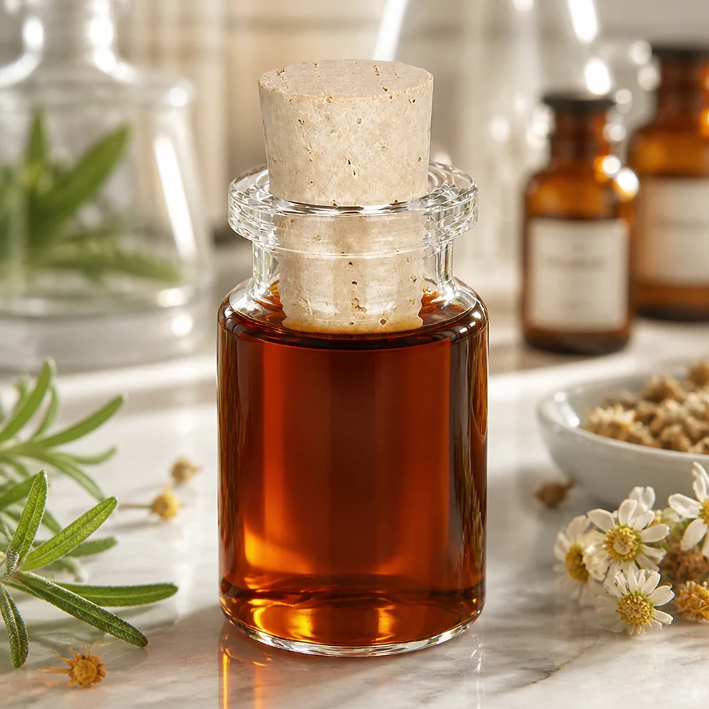Injectiefles helder glas 5ml met kurk 11/14mm Klarglas Fläschchen 5ml mit Korkverschluss 11/14mm für Aromatherapie und Naturkosmetik