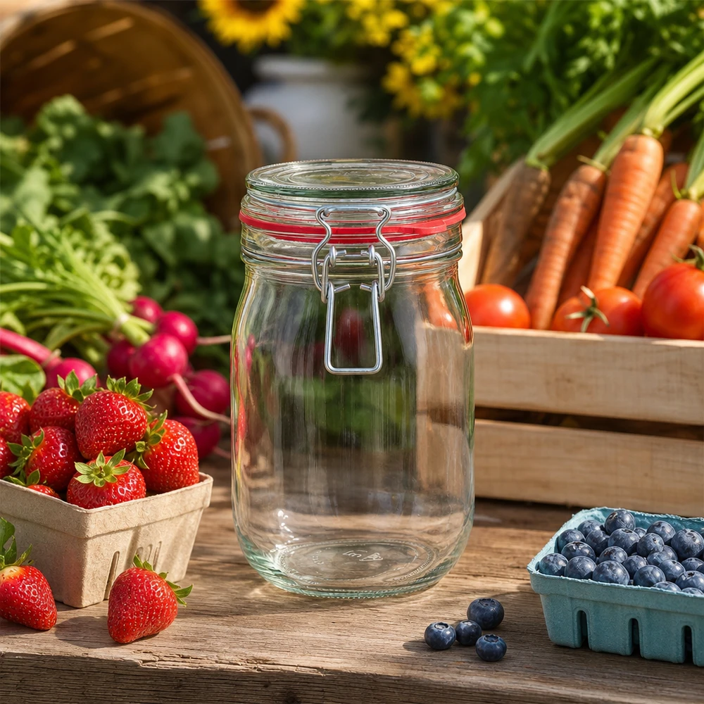1140ml voorraadpot type G ideaal voor vers fruit en groenten uit de tuin