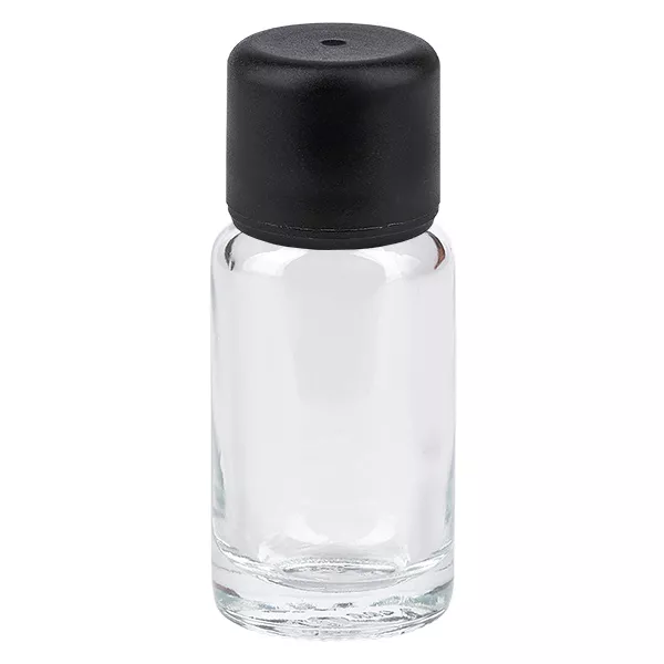 10ml flacon 6mm SV zwart STD ClearLine UT18/10 10ml flacon 6mm SV zwart STD ClearLine UT18/10