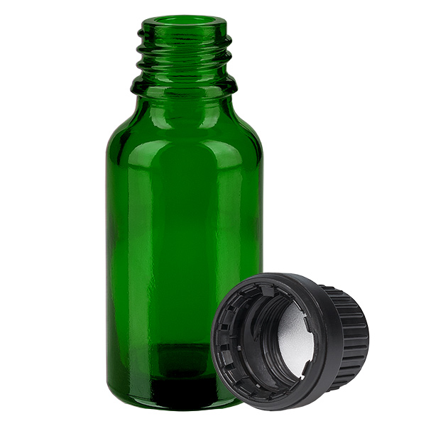 20ml fles 11mm SV zwart OV GreenLine UT18/20 20ml fles 11mm SV zwart OV GreenLine UT18/20