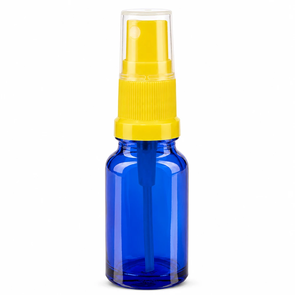 Transparant gele 10ml spuitfles STD BlueLine UT18 10 met fijne spuitnevel