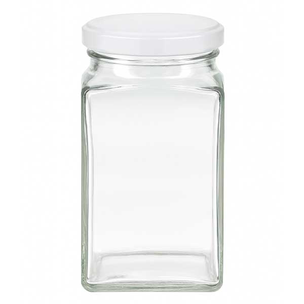 260ml tetraglas met BasicSeal deksel wit UNiTWIST