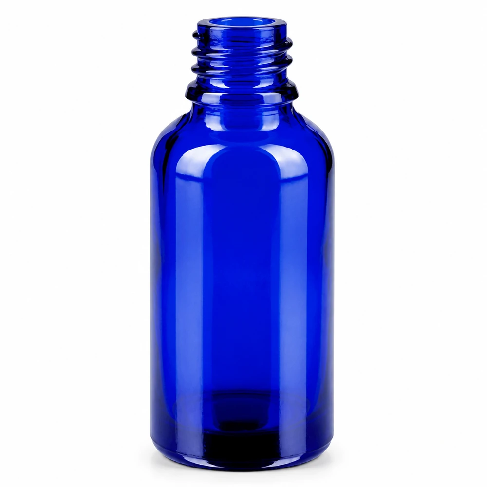 Professionele blauwe glazen sprayflacon van 30 ml voor een gelijkmatige verdeling van oplossingen