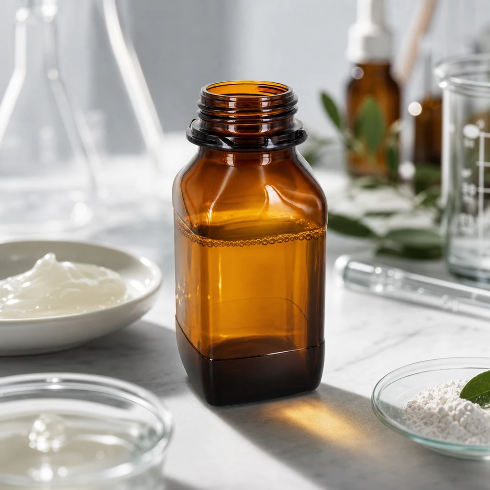 Professionele 500ml chemiefles met schroefdraad voor veilige sluitingen in het laboratorium
