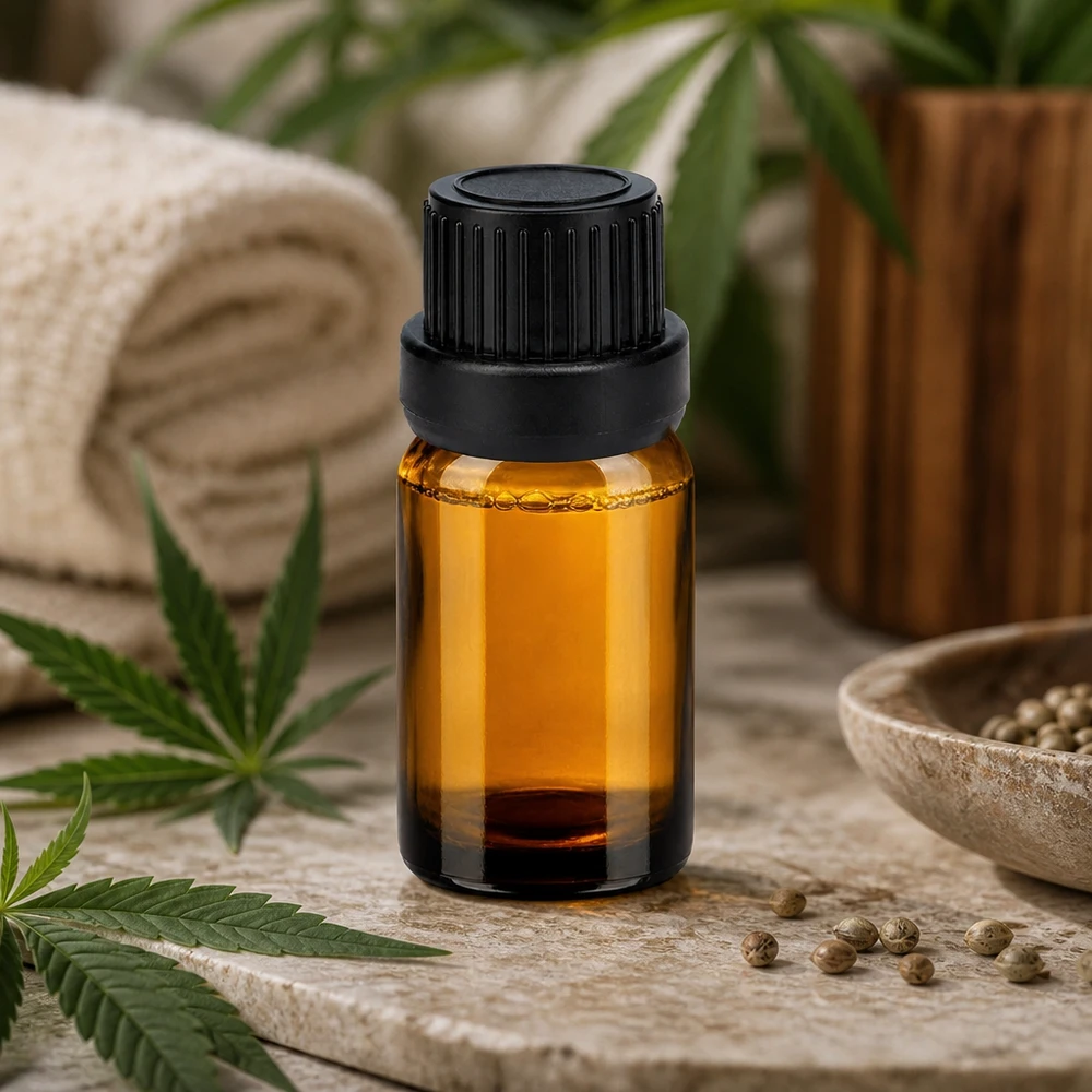 5ml flesje 11mm SV zwart OV BrownLine UT18/5 5ml druppelflesje van amberkleurig glas met zwarte schroefdop voor natuurlijke oliën en extracten