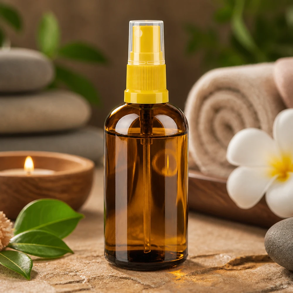 Handige pompverstuiver van 100 ml, ideaal voor op reis en voor mobiele aromatherapietoepassingen