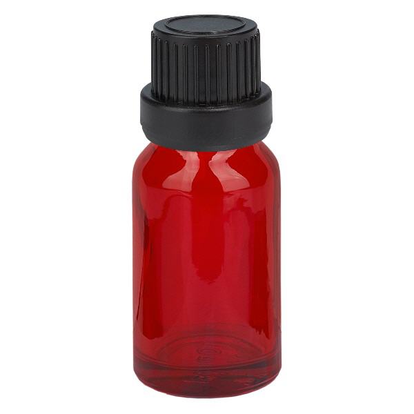 10ml flesje 11mm SV zwart OV RedLine UT18/10