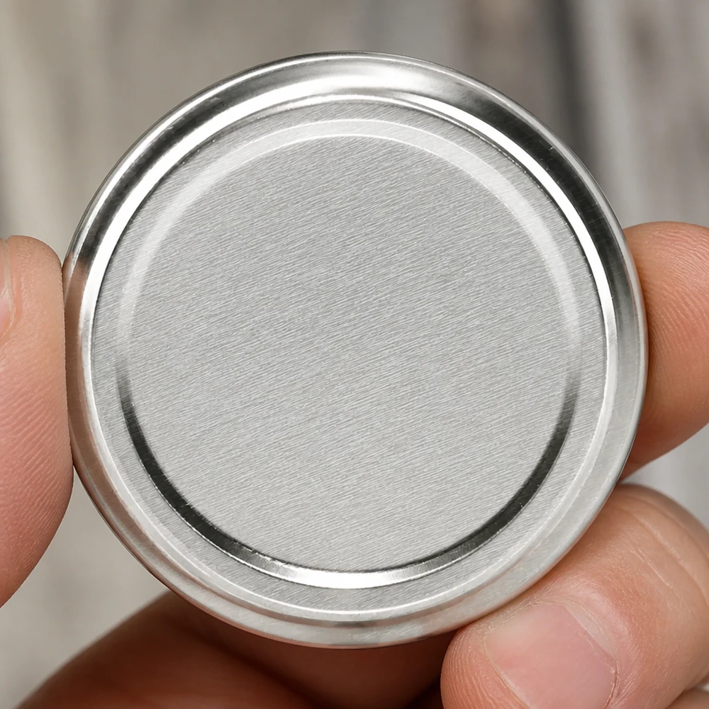 Zilveren 66 mm TO66 UNiTWIST schroefdeksel BasicSeal met kenmerkende gerande rand
