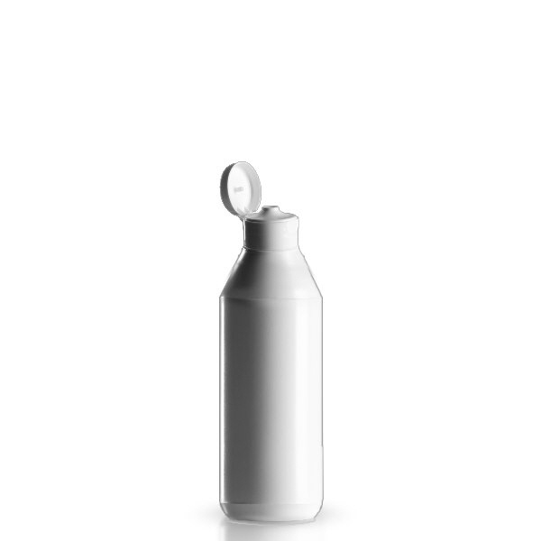 Lotionfles van 250 ml met scharnierend deksel Lotionfles van 250 ml met scharnierend deksel