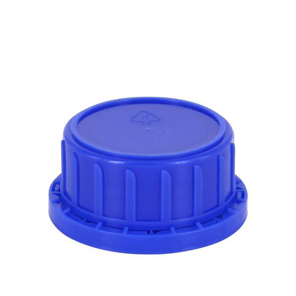 Schroefsluiting VR DIN 54 blauw met conusafdichting, passend op flessen met wijde hals 500ml en 1000ml (A Schroefsluiting VR DIN 54 blauw met conusafdichting, passend op flessen met wijde hals 500ml en 1000ml (A