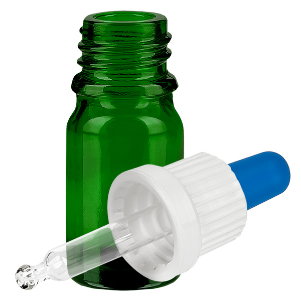 5ml pipetfles wit/blauw OV GreenLine UT18/5 5ml pipetfles wit/blauw OV GreenLine UT18/5