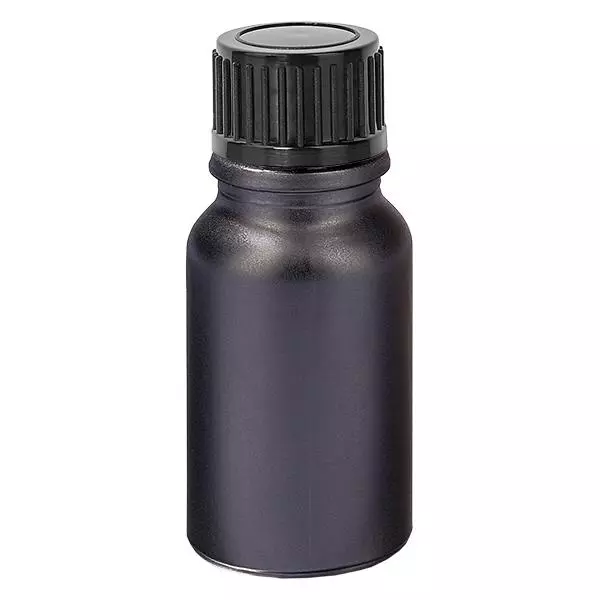 10ml fles 11mm SV zwart STD BlackLine UT18/10