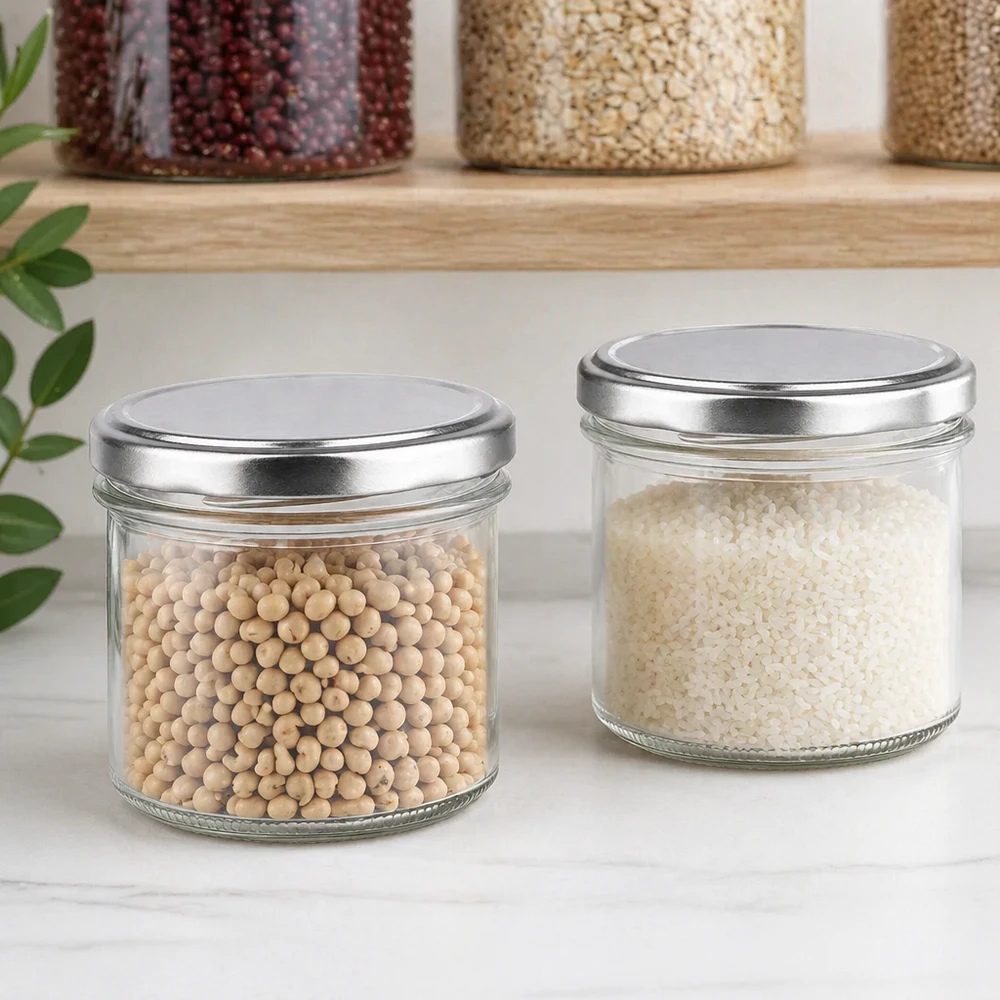 125ml bekers met BasicSeal deksel zilver UNiTWIST