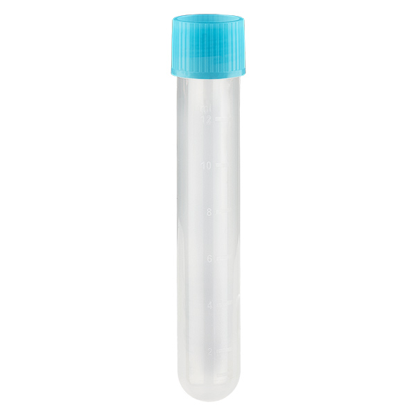 Centrifugebuizen 13ml - blauw sluiting Centrifugebuizen 13ml - blauw sluiting