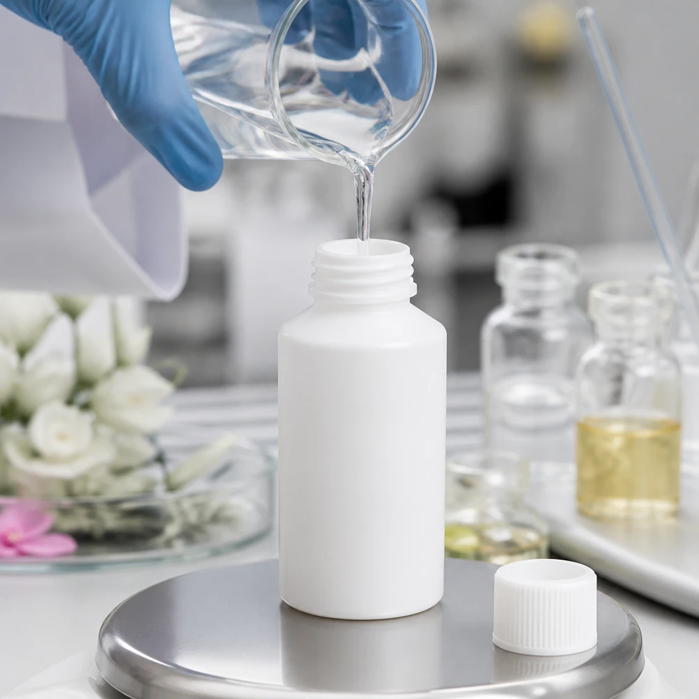 PET cilinderfles 50ml wit met schroefsluiting wit Lichtondoorlatende witte apothekersfles van HDPE-kunststof met een inhoud van 50 ml