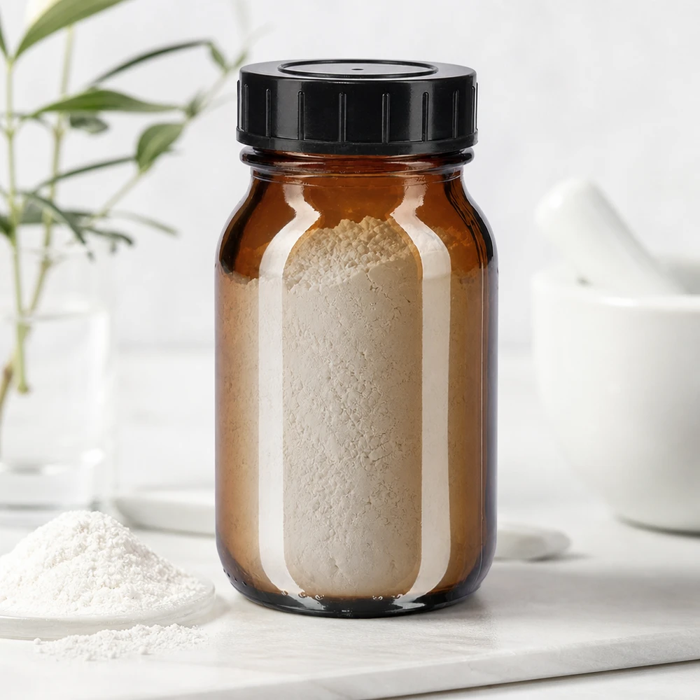 75ml amberkleurig glazen flesje met wijde hals en schroefdop 75ml amberkleurig glazen flesje met wijde hals en schroefdop