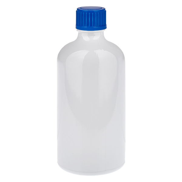 100 ml fles 11 mm schroefdop blauw standaard WhiteLine UT18/100