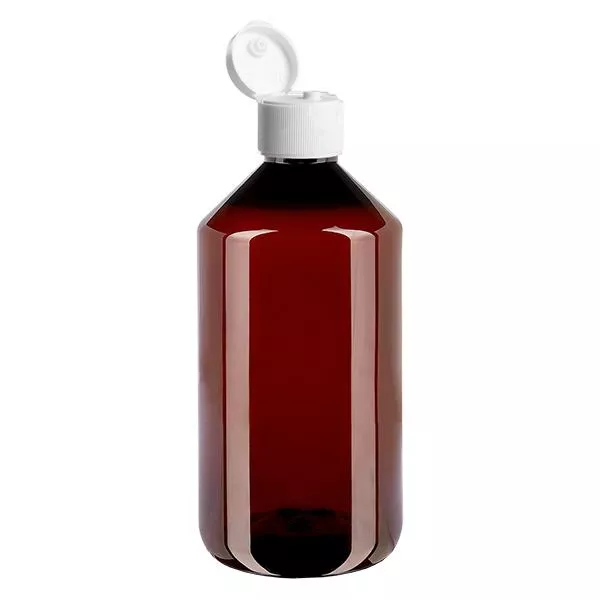 PET fles 750ml met witte verzegelstop