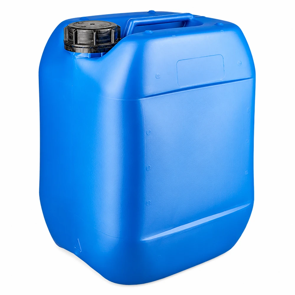 Canister 10 liter blauw met schroefdop OV Blauwe jerrycan van 10 liter met UN-goedkeuring en schroefdop, ideaal voor chemicaliën en water