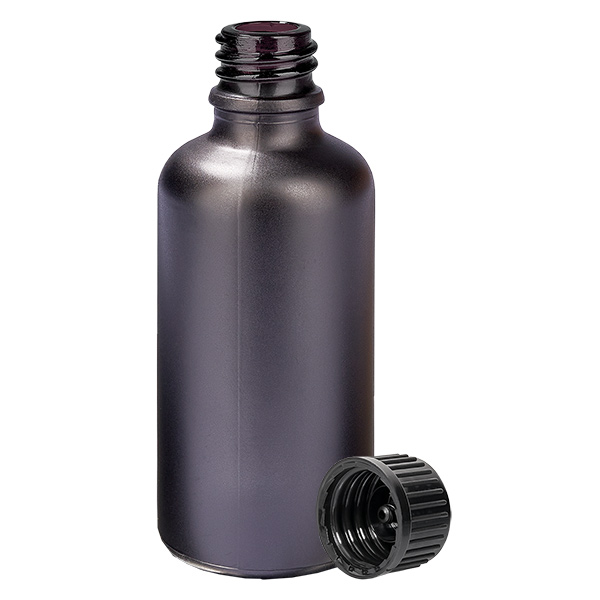 50ml Flessen 11mm SV zwart STD BlackLine UT18/50 50ml Flessen 11mm SV zwart STD BlackLine UT18/50