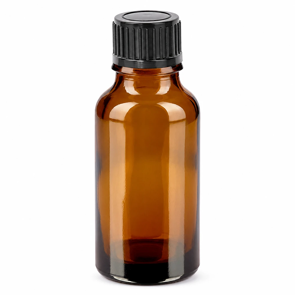 20ml flessenglazen 11mm SV zwart STD BrownLine UT18/20 UV-beschermend bruin 20ml flesje van hoogwaardig glas voor lichtgevoelige stoffen