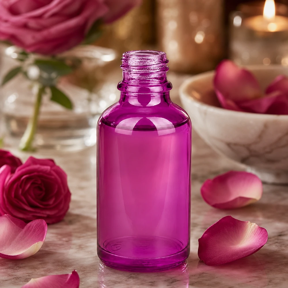 Ergonomische 50ml PurpleLine UT18/50 apothekersfles met praktische UNiTWIST schroefdraad