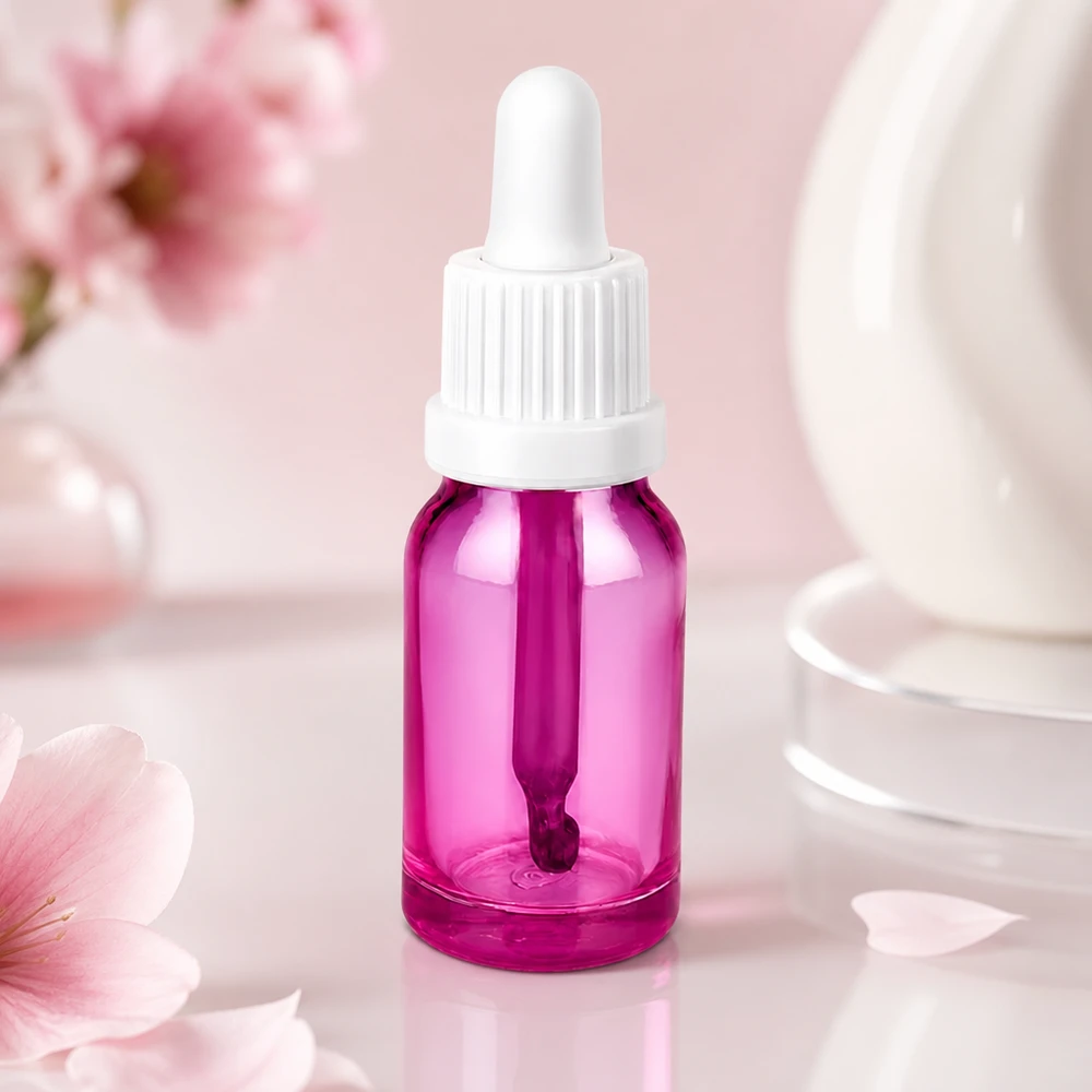 Professionele glazen fles 10ml met pipetbevestiging voor laboratoriumtoepassingen