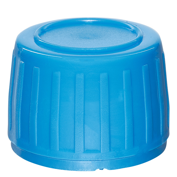 Schroefdop blauw met verzegelring PP28 ApoGlas Schroefdop blauw met verzegelring PP28 ApoGlas