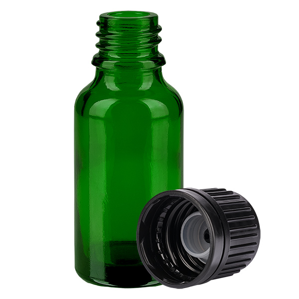 20ml pompflacon zwart STD GreenLine UT18/20 20ml pompflacon zwart STD GreenLine UT18/20