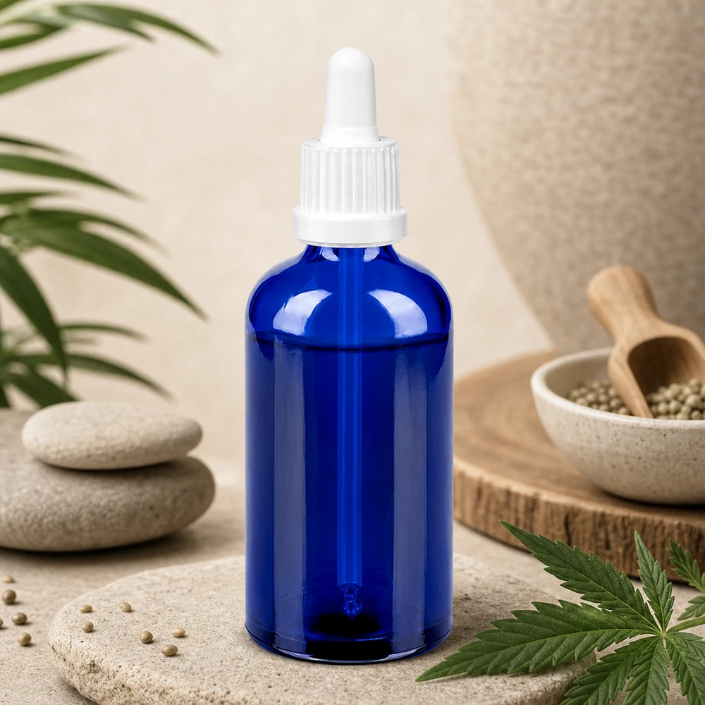 100 ml pipetfles met gegradueerde pipet voor exacte dosering BlueLine UT18/100